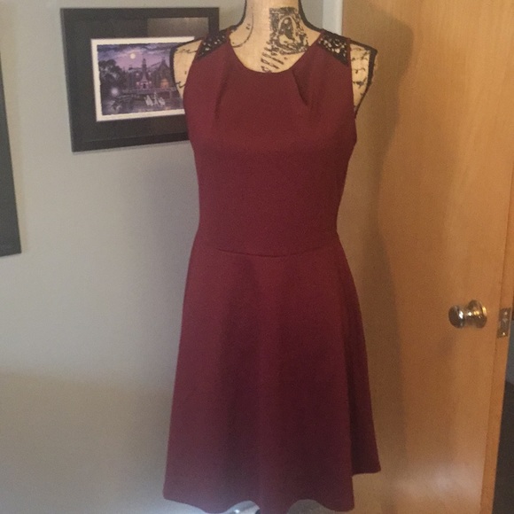 Mossimo Supply Co. Dresses & Skirts - Raspberry Fit and Flare Dress